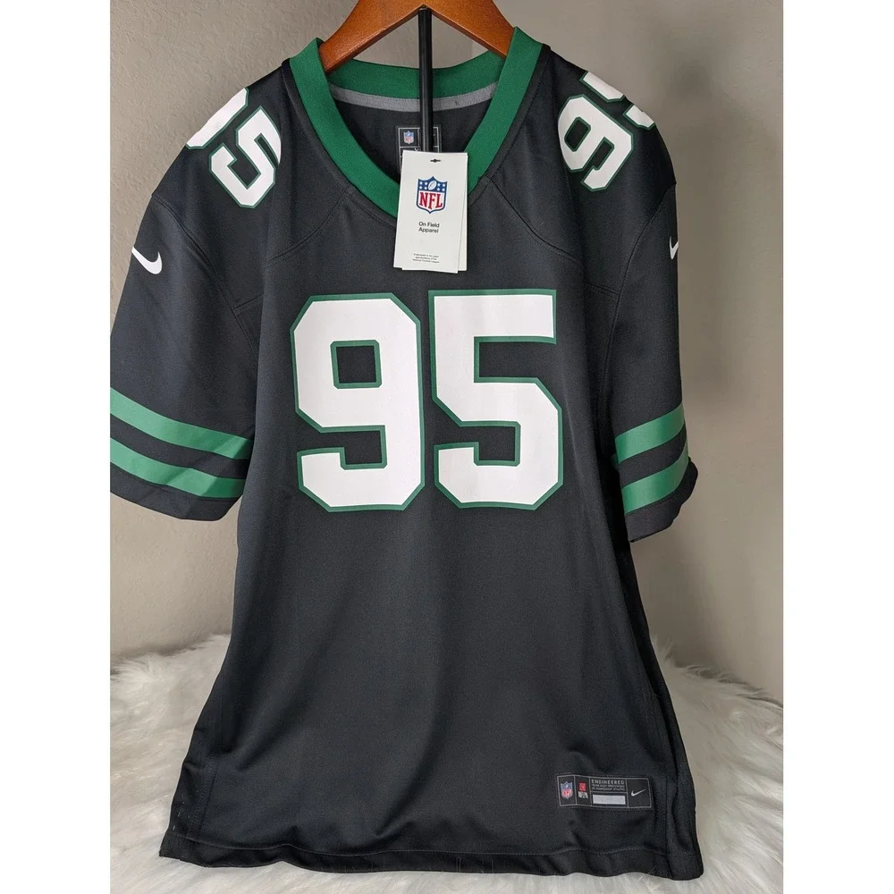 Nike NFL Jersey Kids XL Black Quinnen Williams New York Jets Game Alternate 95